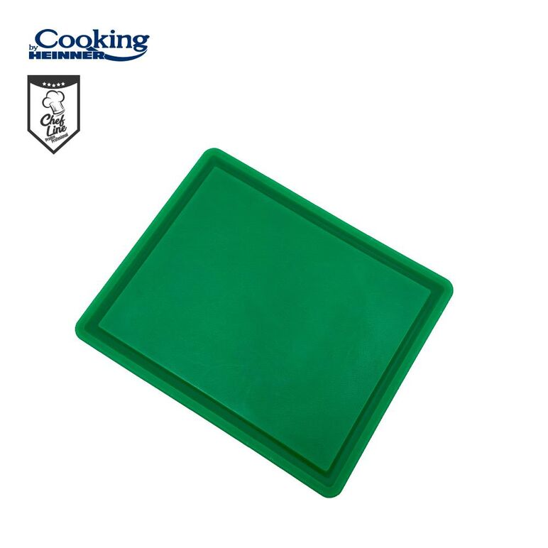 Tocator sant gn1/2,26.5x32.5x2 cm, verde, cooking by heinner,  Tocatoare | electropc.ro