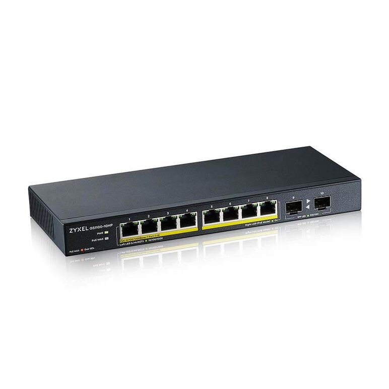 Zyxel gs1100-10hp 10port gbe poe switch,  Switch-uri | electropc.ro