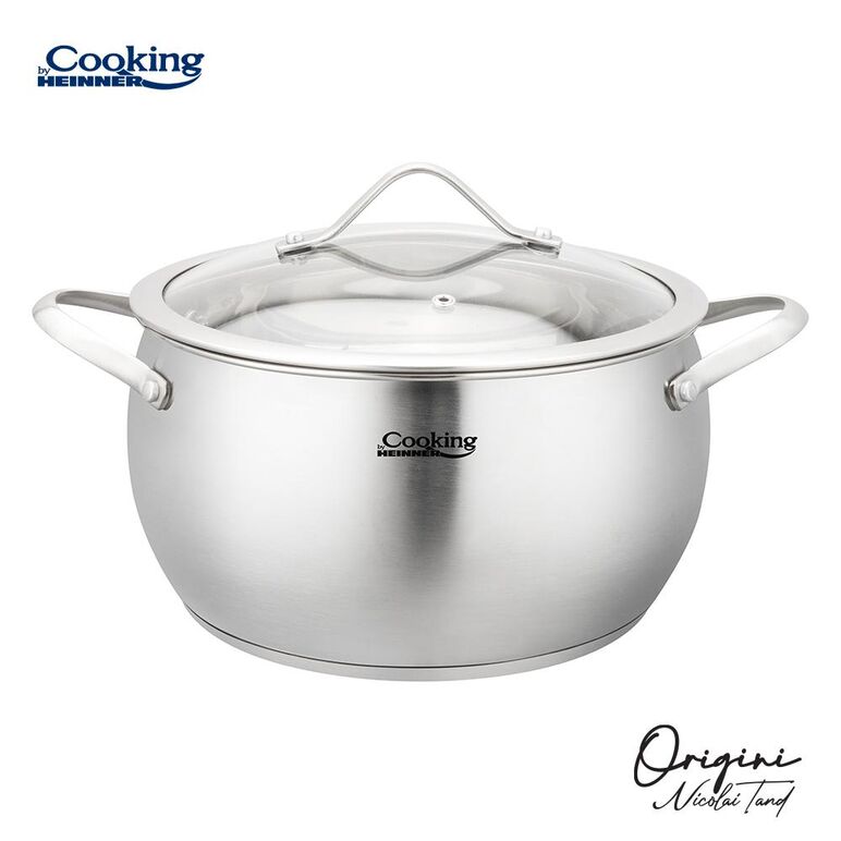 semioala inox+capac 22x11.5l, 4.3l, nicolai tand, origini, cooking by heinner,  Tavi copt | electropc.ro