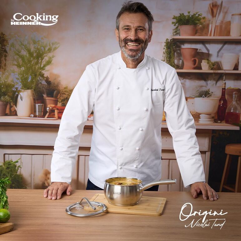 Caserola inox+ capac 16x9 cm, 1.8 l, nicolai tand, origini, cooking by heinner,  Tavi copt | electropc.ro