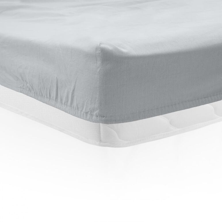 Cearceaf pat cu elastic 140x200 cm gri,  Cearceafuri de pat | electropc.ro