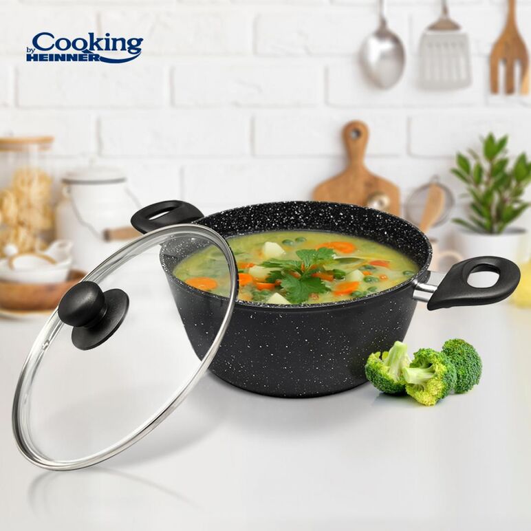 Cratita aluminiu forjat 22x9cm,2.8l onix, cooking by heinner,  Tigai si seturi | electropc.ro
