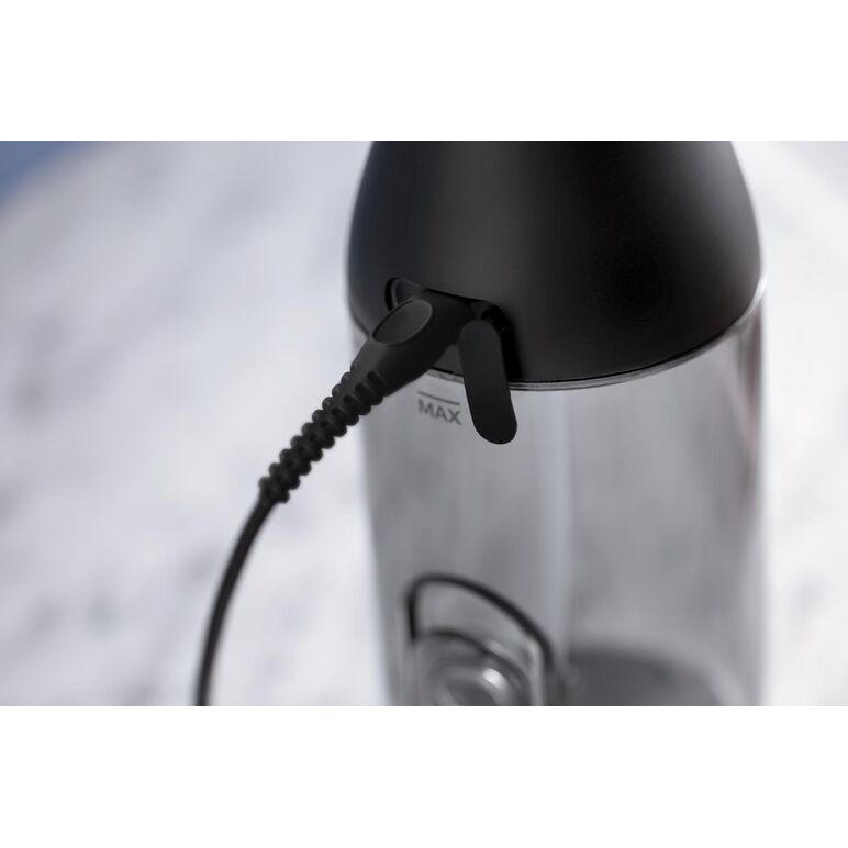 Irigator bucal philips sonicare cordless power flosser 3000 hx3826/33, tehnologie quadstream, portabil, 2 moduri de curatare, 3 niveluri de intensitate, 2 x capete de curatare si 1 x husa transport, negru, l x a x i (mm) 92x134x247,  Periute electrice de dinti | electropc.ro
