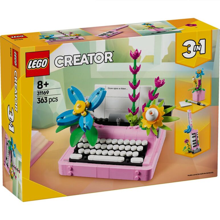 Masina de scris cu flori, lego 31169,  Seturi de constructie | electropc.ro