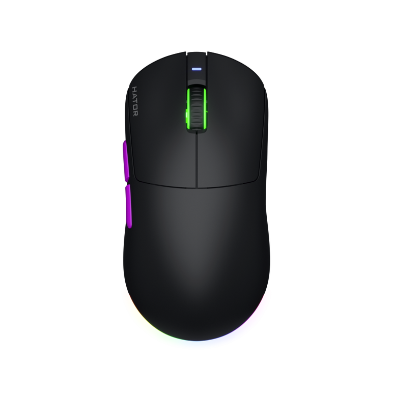 Mouse wireless hator quasar 3 ultra 8k, conectivitate 2.4ghz, bluetooth 5.4 si usb, polling rate pana la 8000hz, senzor pixart 3395, rezolutie maxima 30000 dpi, capacitate baterie 500 mah, durata de viata baterie in modul wireless pana la 52 ore, timp inc,  Mouse | electropc.ro
