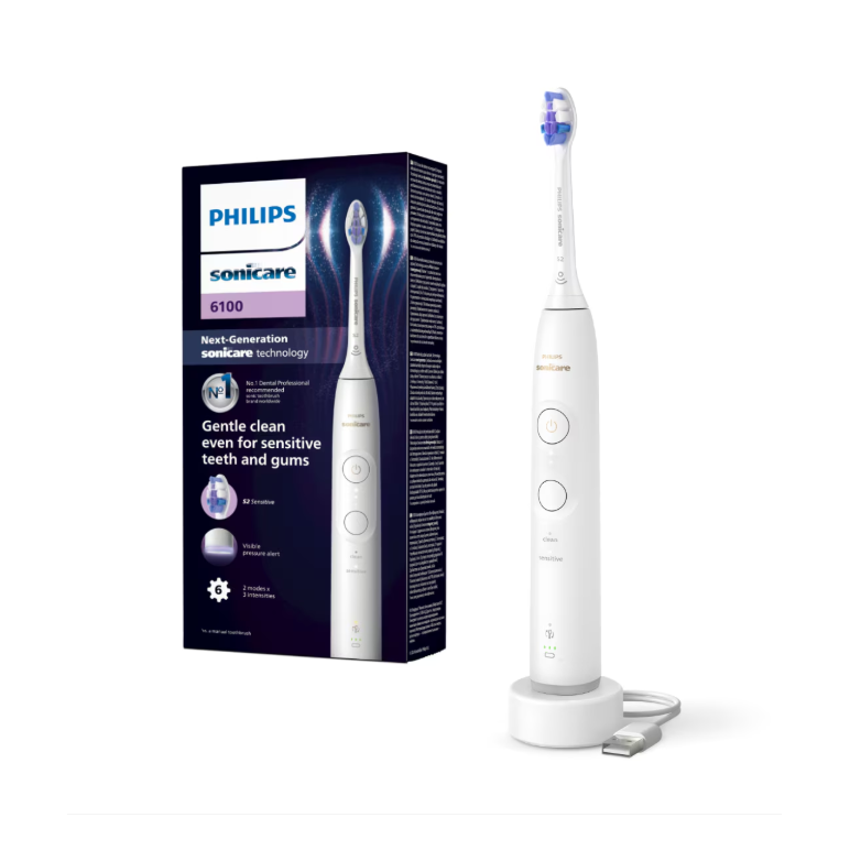 Periuta de dinti electrica philips sonicare hx7400/01, 62.000 miscari/minut, autonomie 21 zile, 2 moduri de periere, 3 intensitati, senzor presiune luminos, functia brushsync, capat de periere sensitive, alb,  Periute electrice de dinti | electropc.ro