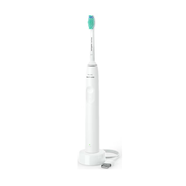 Periuta de dinti sonica electrica philips sonicare seria 2100 hx3651/13, 31000 miscari/minut, cronometru quadpacer si smartimer, design ergonomic subţire, 1 capat de periere, alb, l x a x i (mm) 109x63x220,  Periute electrice de dinti | electropc.ro
