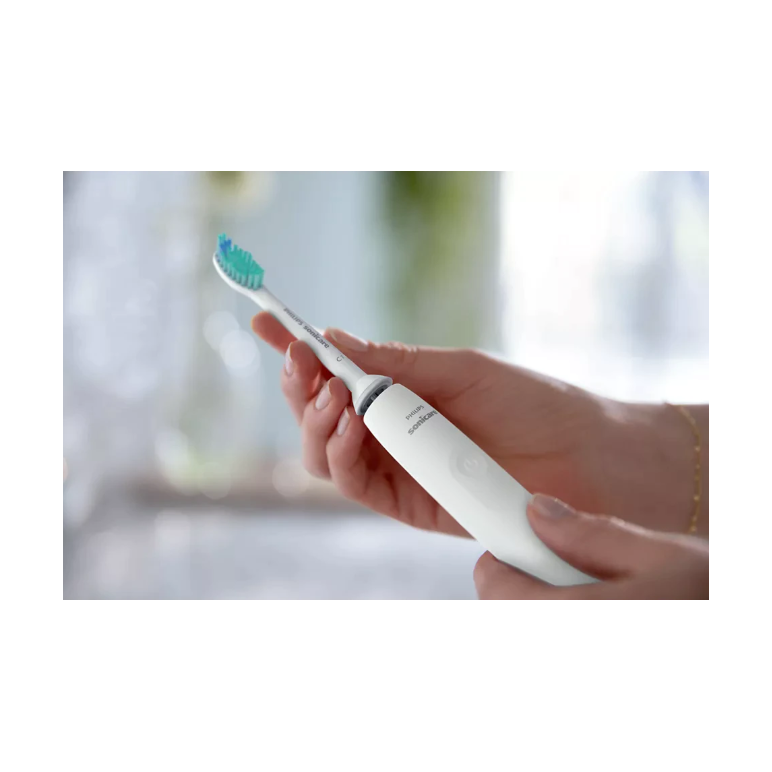 Periuta de dinti sonica electrica philips sonicare seria 2100 hx3651/13, 31000 miscari/minut, cronometru quadpacer si smartimer, design ergonomic subţire, 1 capat de periere, alb, l x a x i (mm) 109x63x220,  Periute electrice de dinti | electropc.ro