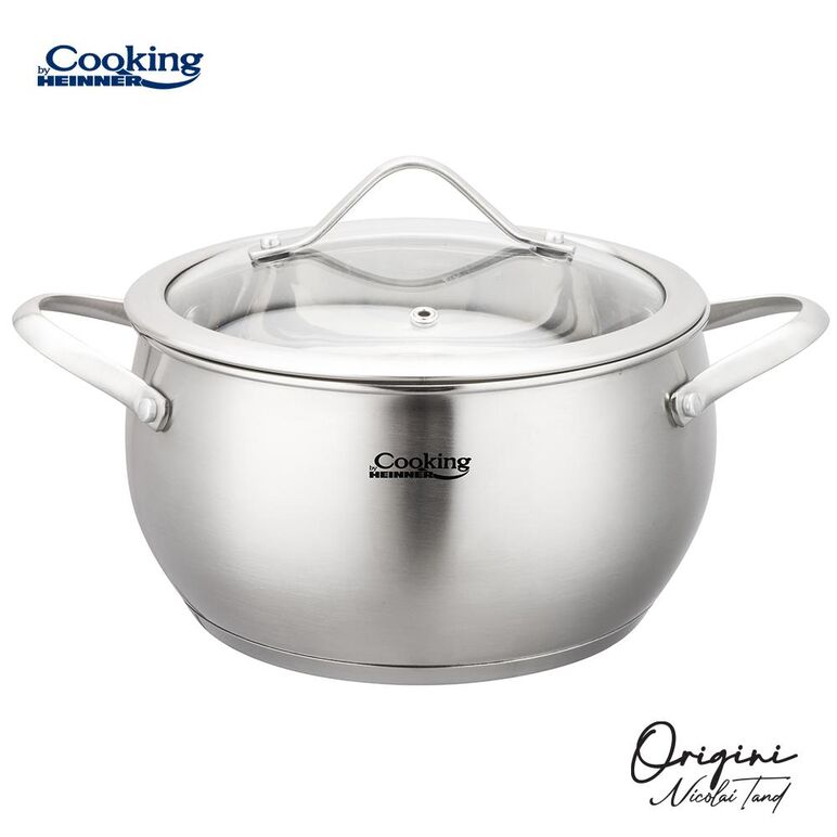 Semioala inox+capac 20x11 cm, 3.3l, nicolai tand, origini, cooking by heinner,  Tavi copt | electropc.ro