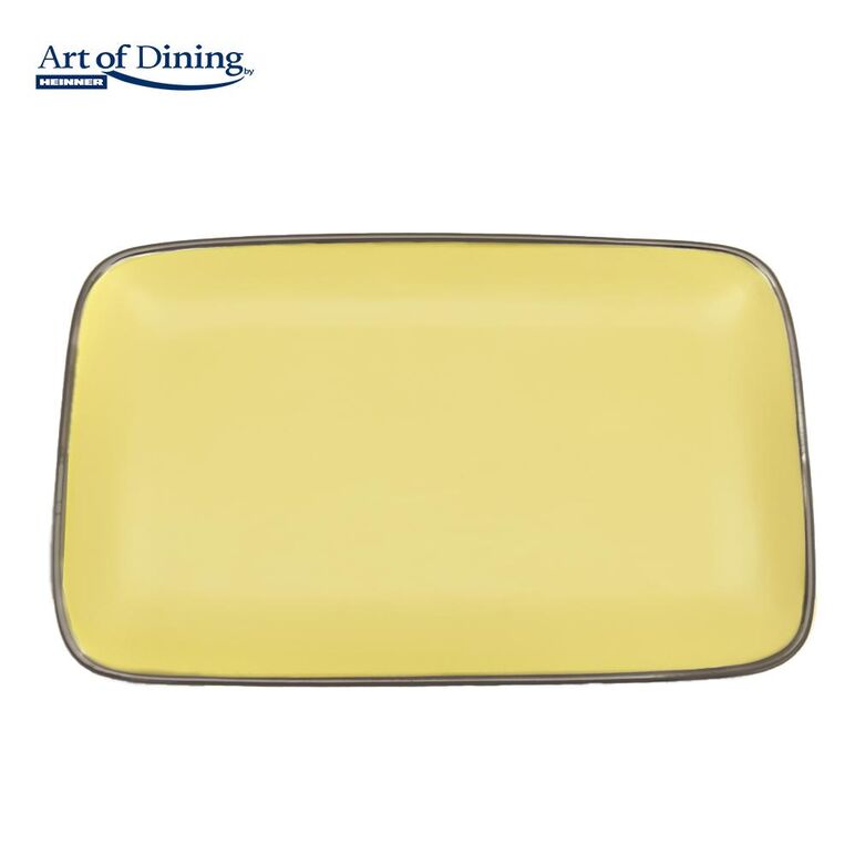 Set 2 platouri ceramica 32x20 cm, medeea, art of dining,  Farfurii & Boluri de Servire | electropc.ro