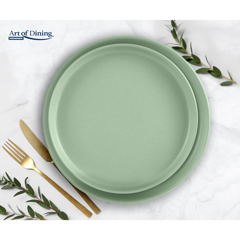 Set 6 farfurii intinse ceramica 27 cm, yvonne, art of dining by heinner,  Farfurii & Boluri de Servire | electropc.ro