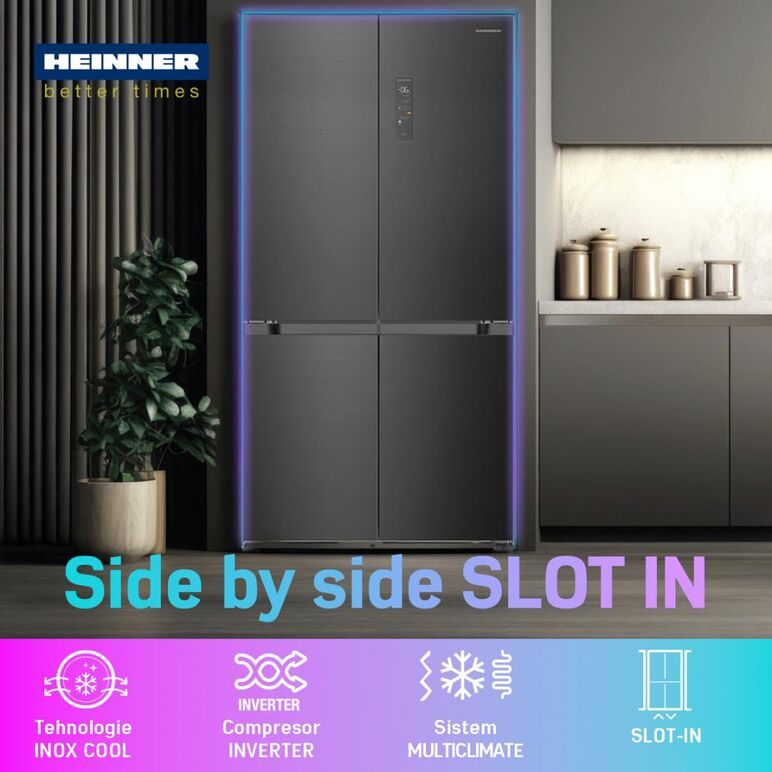 Side by side multidoor heinner hsbs-hm505mdsinfdxe++,  Side by side | electropc.ro