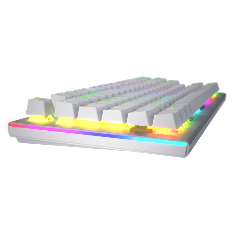 Tastatura mecanica cu fir hator gravity x tkl conectivitate usb, polling rate 1000hz, iluminare rgb cu functia de a customiza fiecare tasta individual, tip switch hator aurum orange linear rev.2.0, durata de viata switch 70m de clickuri, material taste ab,  Tastaturi | electropc.ro