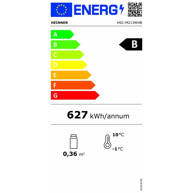 Vitrina frigorifica heinner hsc-m213whb,  Vitrine frigorifice | electropc.ro