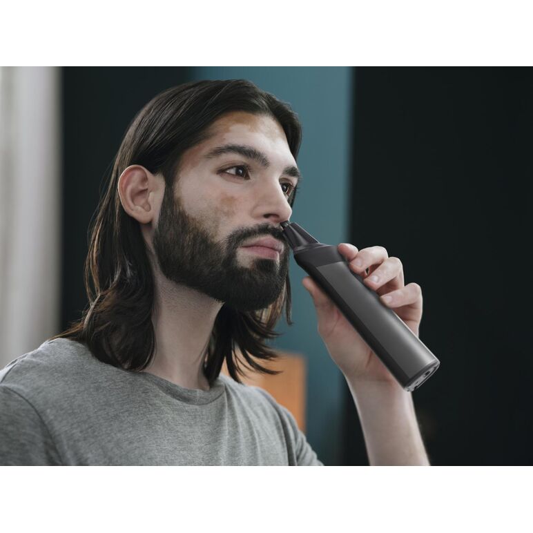 Aparat de tuns barba si parul philips 13 in 1 multigroom all in one mg7925/15, tehnologie beardsense, lame din otel cu auto-ascutire, 26 setari de lungime, rezistent la apa,  husa, negru / argintiu, l x a x i (mm) 70x160x230,  Aparate de tuns | electropc.ro