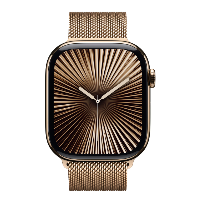 Apple watch s10 cellular 46mm natural titanium case with natural milanese loop - s/m,  SmartWatch-uri | electropc.ro