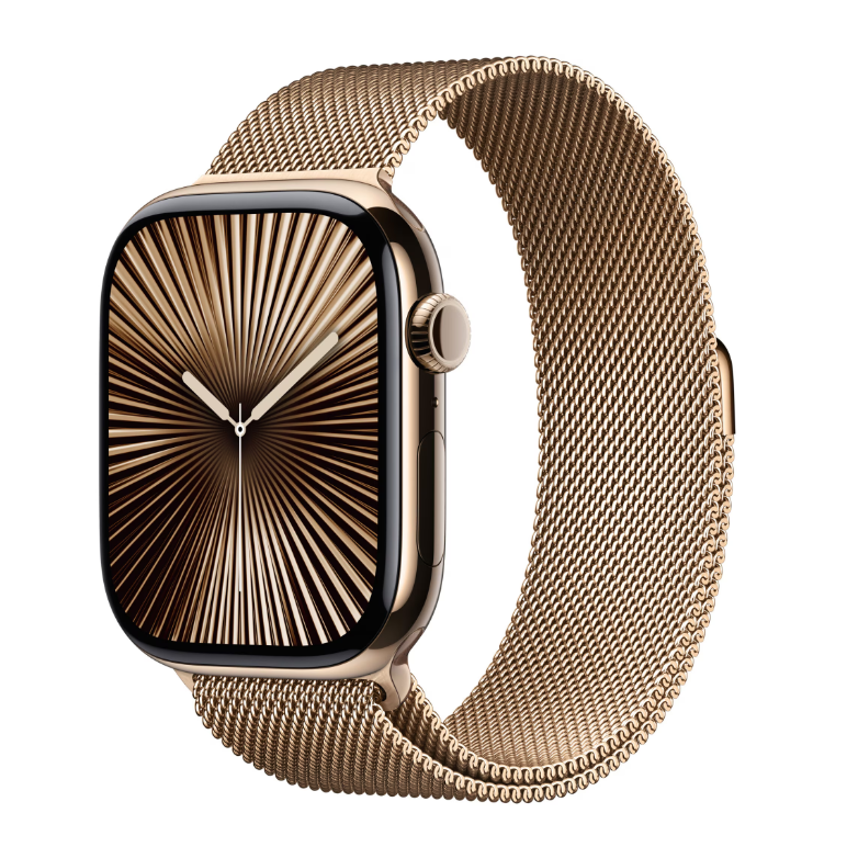 Apple watch s10 cellular 46mm natural titanium case with natural milanese loop - s/m,  SmartWatch-uri | electropc.ro