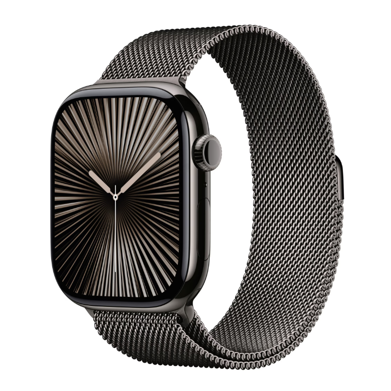 Apple watch s10 cellular 46mm slate titanium case with slate milanese loop - s/m,  SmartWatch-uri | electropc.ro