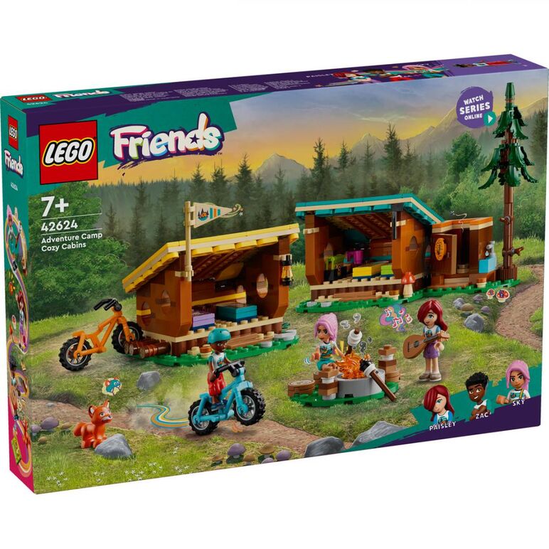 Cabane confortabile in tabara de aventuri, lego 42624,  Seturi de constructie | electropc.ro