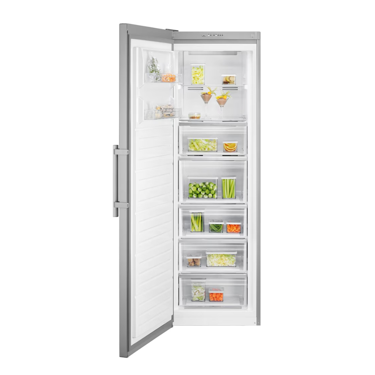 Congelator electrolux lus7me28x, 6 rafturi, 278 l, no frost, control electronic, usa reversibila, iluminare led, clasa e, h 186 cm, inox antiamprenta,  Congelatoare verticale | electropc.ro