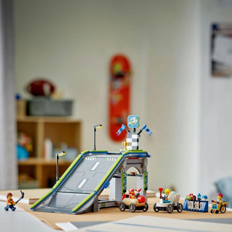 Fara limite: rampa pentru curse de masini, lego 60460,  Seturi de constructie | electropc.ro