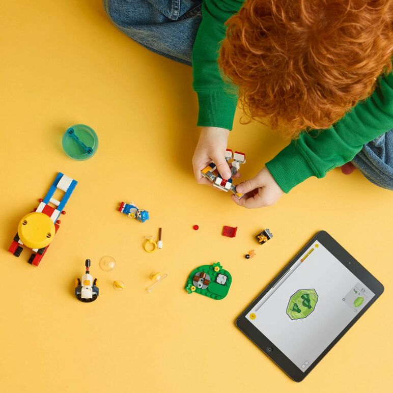 Infruntare la focul de tabara al lui sonic, lego77001,  Seturi de constructie | electropc.ro