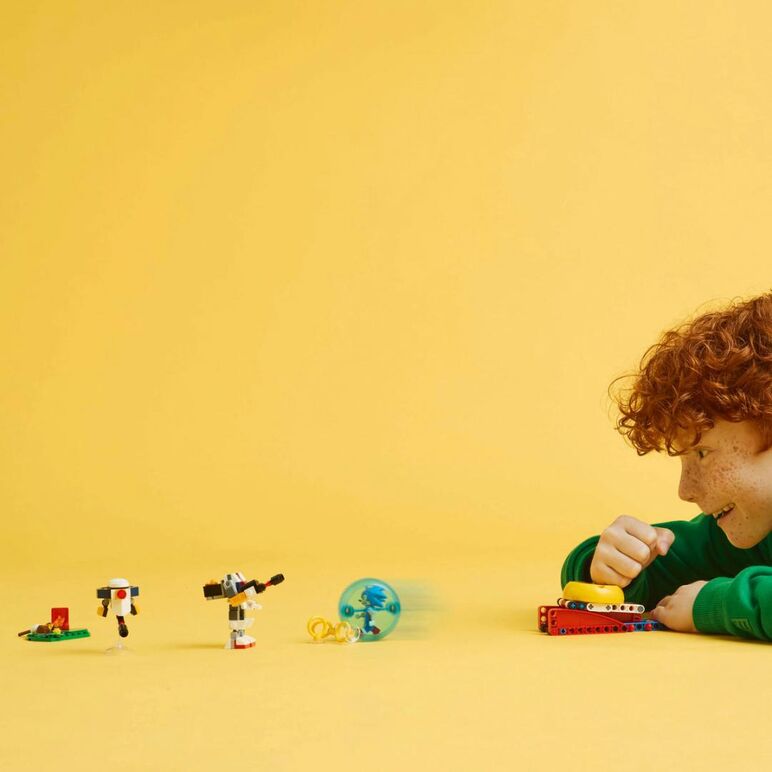 Infruntare la focul de tabara al lui sonic, lego77001,  Seturi de constructie | electropc.ro