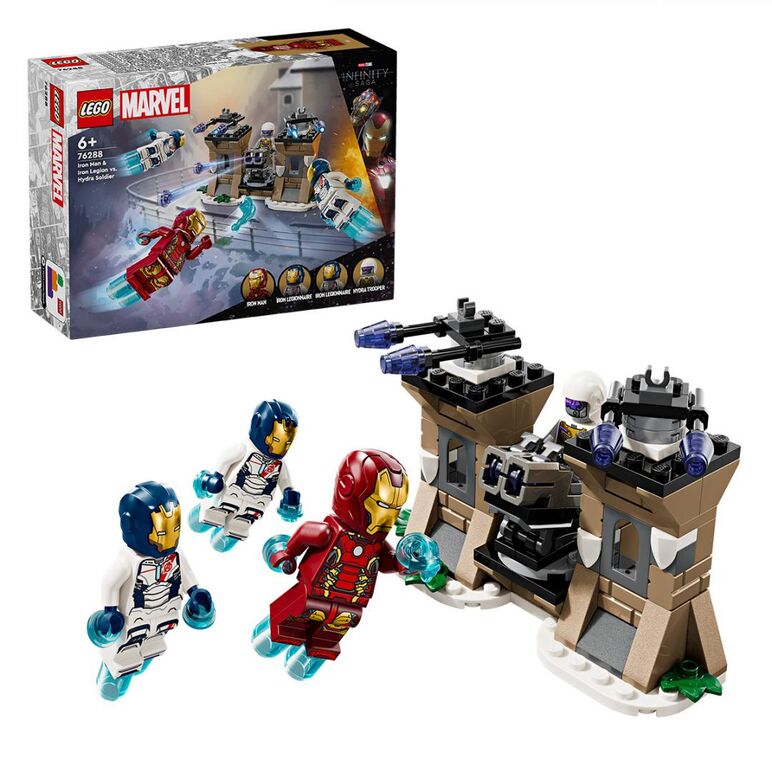 Iron man vs.soldat hydra, lego 76288,  Seturi de constructie | electropc.ro
