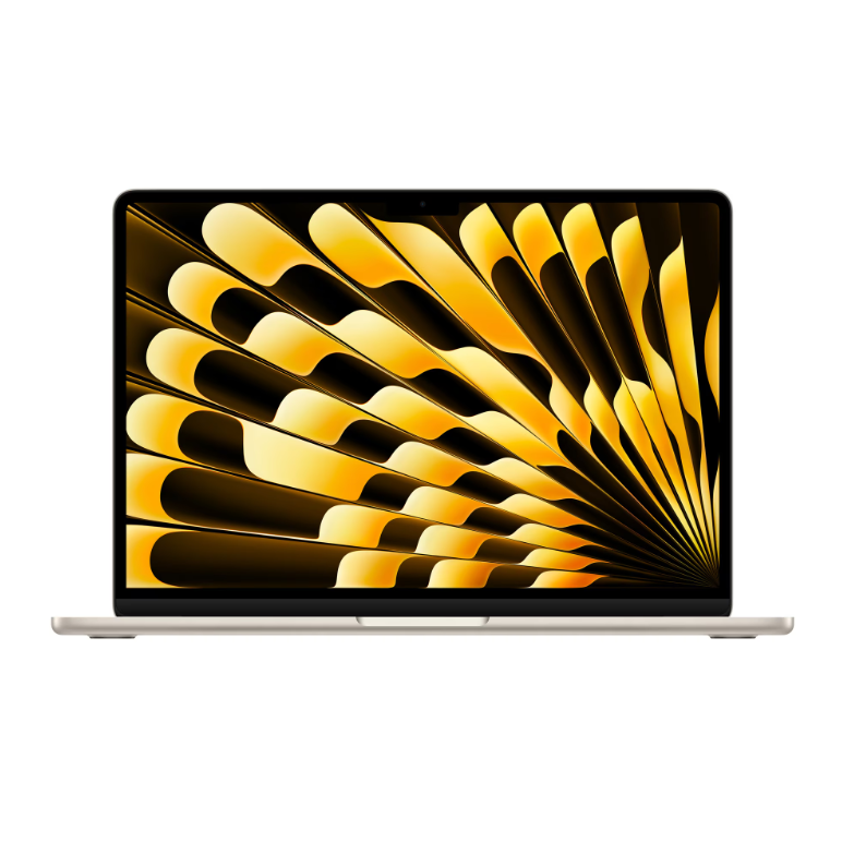 Macbook air 13.6" retina/apple m4 (cpu 10-core, gpu 10-core, neural engine 16-core)/16gb/512gb - starlight - int kb (2025) 35w usb‑c,  Laptopuri | electropc.ro