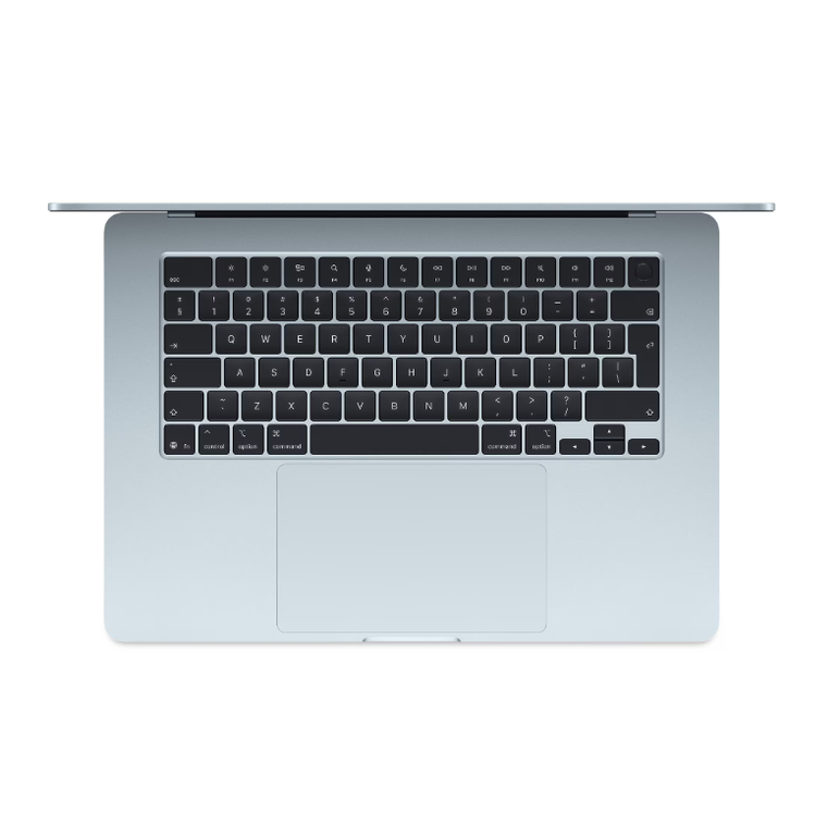 Macbook air 15.3" retina/apple m4 (cpu 10- core, gpu 10- core, neural engine 16- core)/24gb/512gb - sky blue - int kb (2025),  Laptopuri | electropc.ro