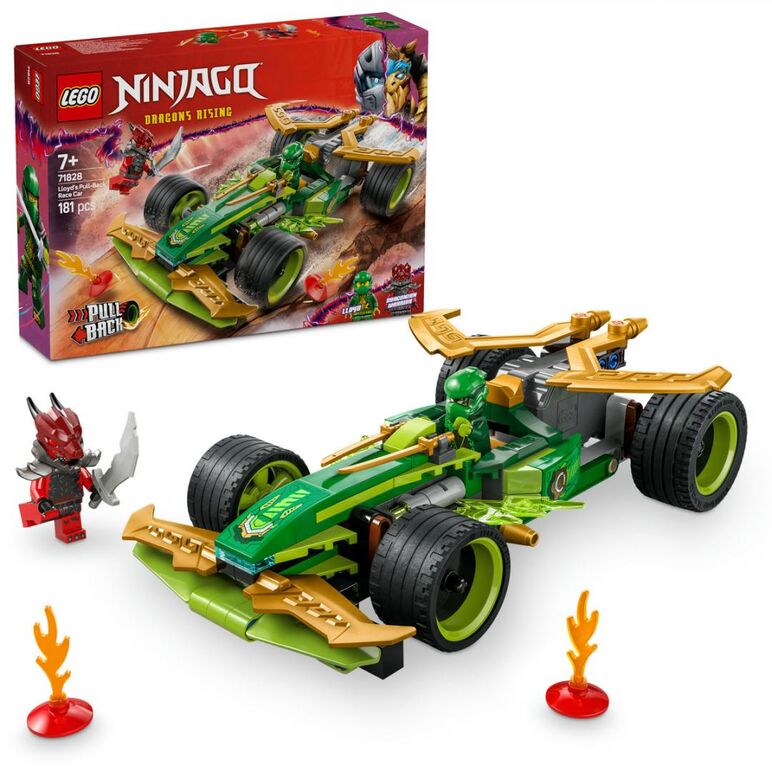 Masina de curse pull-back a lui lloyd, lego 71828,  Seturi de constructie | electropc.ro