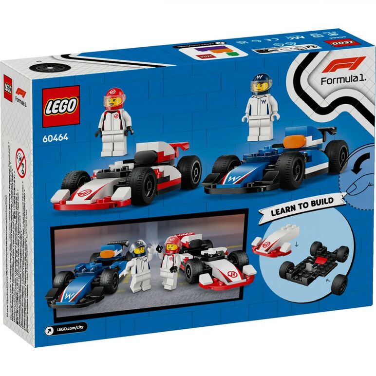 Masini de curse f1 williams racing si haas f1, lego60464,  Seturi de constructie | electropc.ro