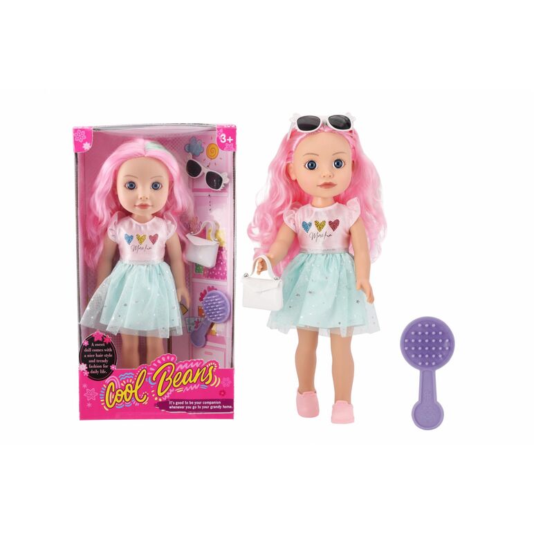 Papusa fashion cu accesorii, roz,  Papusi | electropc.ro