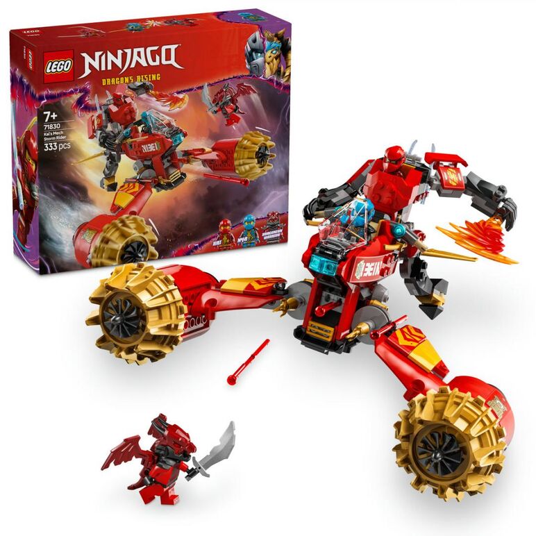 Vehiculul robot zburator al lui kai, lego71830,  Seturi de constructie | electropc.ro