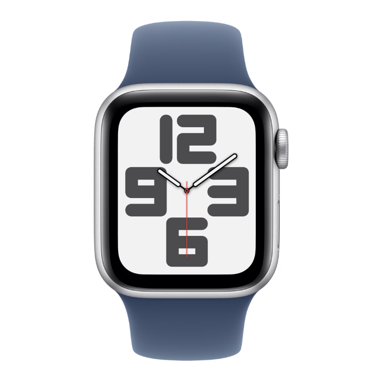 Apple watch se gps + cellular 40mm silver aluminium case with denim sport band - m/l,  SmartWatch-uri | electropc.ro