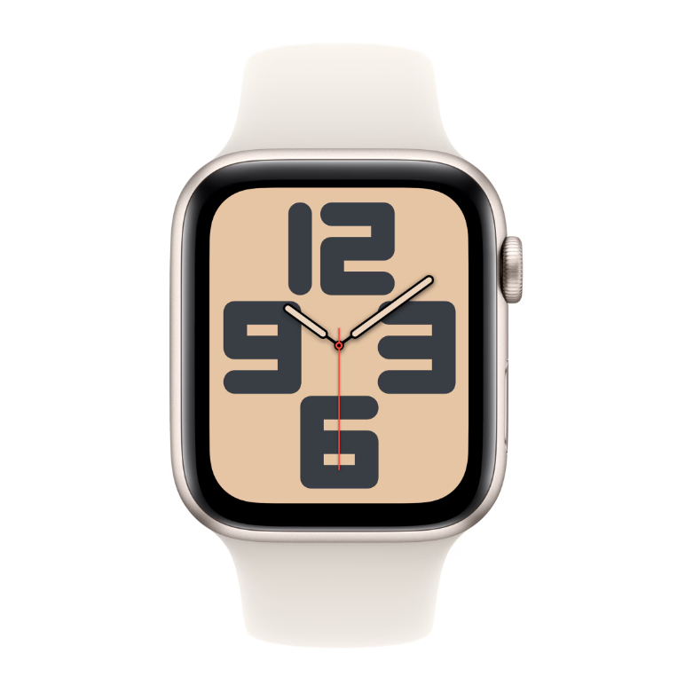 Apple watch se gps 44mm starlight aluminium case with starlight sport band - m/l,  SmartWatch-uri | electropc.ro
