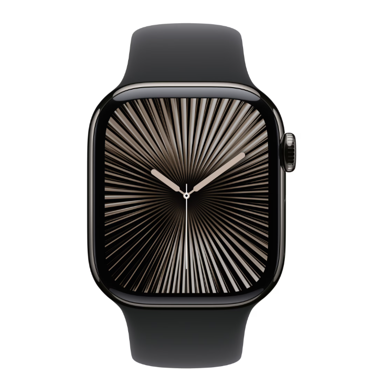 Apple watch series 10 gps + cellular 42mm slate titanium case with black sport band - m/l,  SmartWatch-uri | electropc.ro