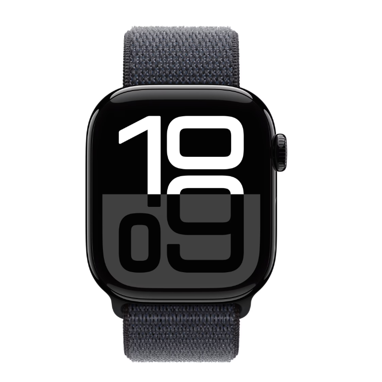 Apple watch series 10 gps 42mm jet black aluminium case with ink sport loop,  SmartWatch-uri | electropc.ro