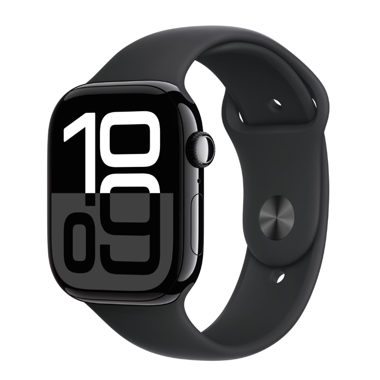 Apple watch series 10 gps 46mm jet black aluminium case with black sport band - s/m,  SmartWatch-uri | electropc.ro