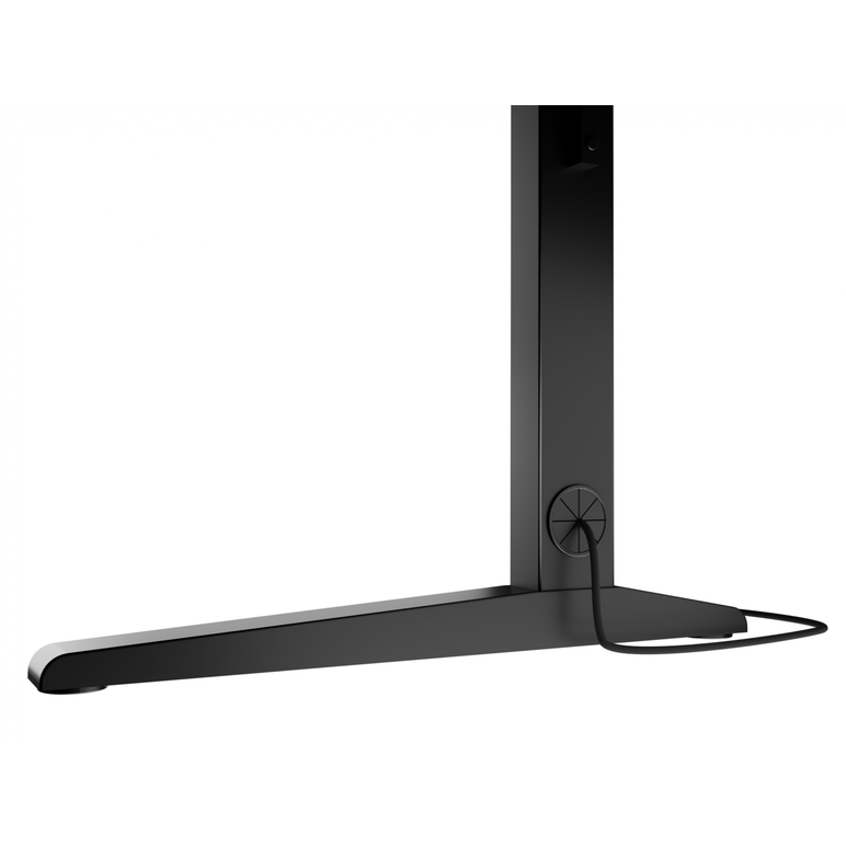 Birou gaming genesis holm modular 160, material lemn/metal, reglabil pe inaltime 70 - 90 cm, iluminare rgb, management cabluri, negru,  Birouri gaming | electropc.ro