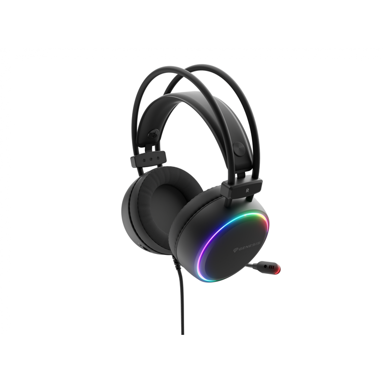 Casti gaming cu fir genesis neon 613 g2, sunet stereo, microfon, impendanta 32 ohm, frecventa raspuns 20 - 20.000 hz, lungime cablu 220 cm, iluminare rgb, frecventa raspuns microfon 10 hz - 10 khz, sensibilitate -42db, conectivitate 1x jack 3.5 mm trrs, n,  Casti audio | electropc.ro