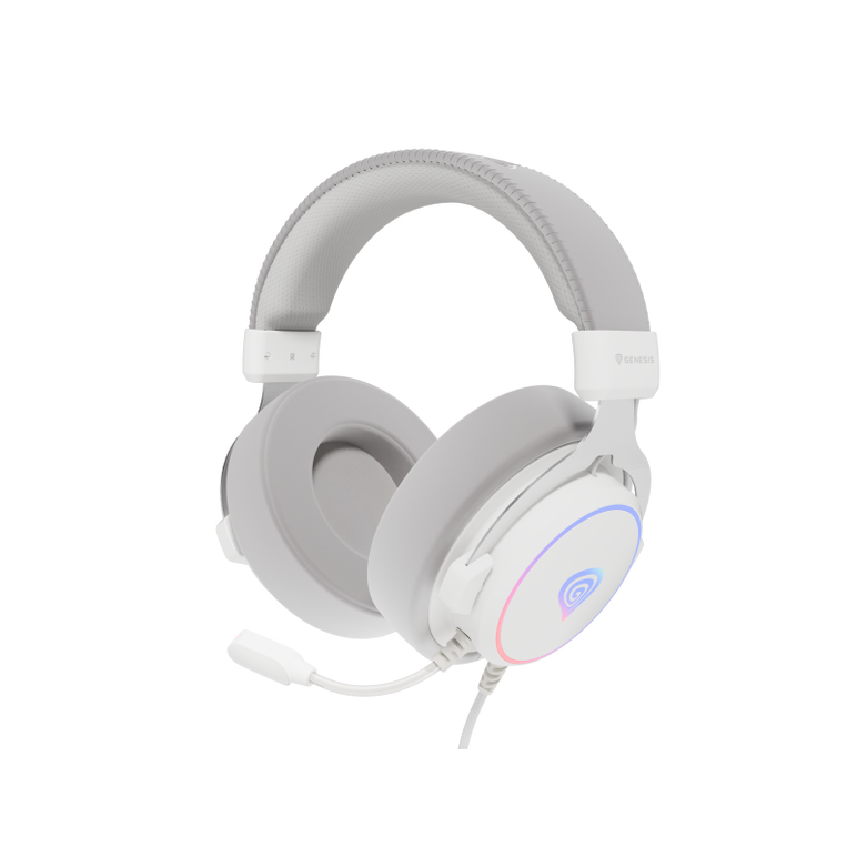 Casti gaming cu fir genesis neon 764, sunet 7.1 surround, microfon, impendanta 32 ohm, frecventa raspuns 20 - 20.000 hz, lungime cablu 220 cm, iluminare rgb, frecventa raspuns microfon 100 - 10000 hz, sensibilitate microfon -42db, impendanta microfon 2200,  Casti audio | electropc.ro