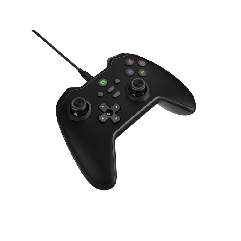 Controller cu fir genesis mangan 300, interfata usb, 19 butoane, negru,  Accesorii console & PC | electropc.ro
