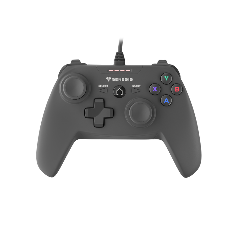 Controller cu fir genesis mangan p58, interfata usb, numar butoane 12, lungime cablu 180 cm, compatibilitate pc, ps3, negru,  Accesorii console & PC | electropc.ro