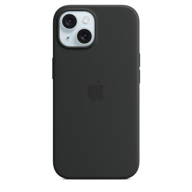 Iphone 15 silicone case with magsafe - black,  Accesorii | electropc.ro