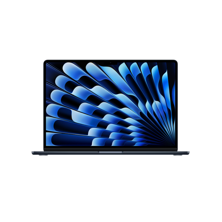 Macbook air 15.3" retina/apple m4 (cpu 10- core, gpu 10- core, neural engine 16- core)/16gb/512gb - midnight - int kb (2025),  Laptopuri | electropc.ro