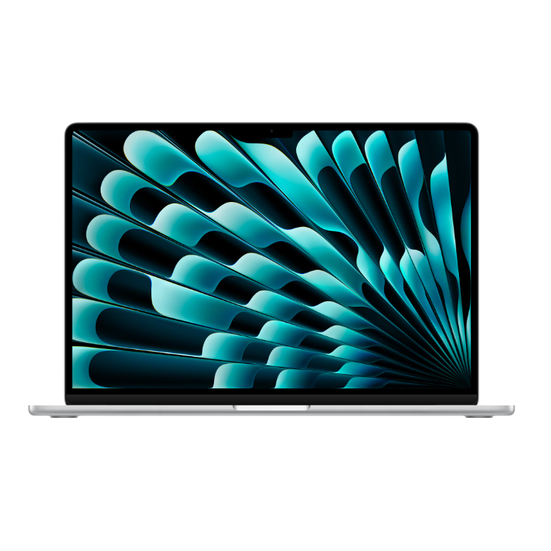 Macbook air 15.3" retina/apple m4 (cpu 10- core, gpu 10- core, neural engine 16- core)/16gb/512gb - silver - int kb (2025),  Laptopuri | electropc.ro