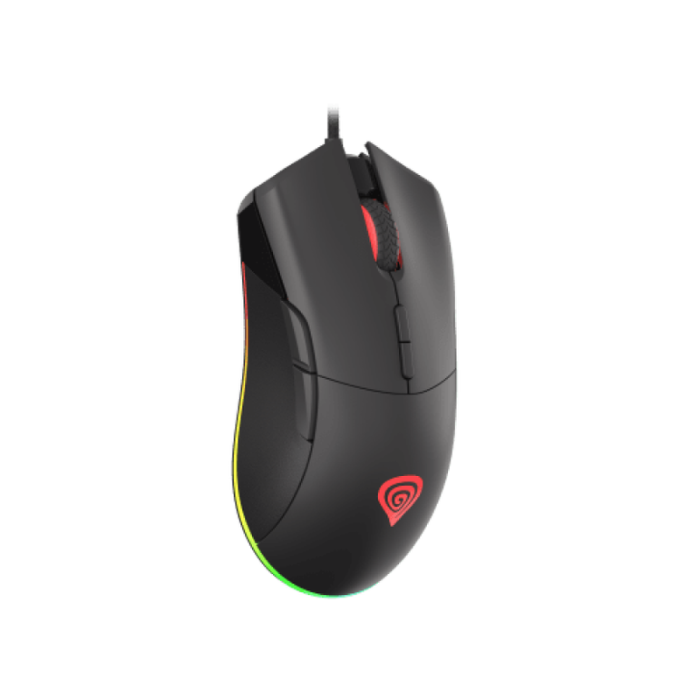 Mouse gaming cu fir gensesis krypton 290, senzor optic, interfata usb, rezolutie maxima 6400 dpi, numar butoane 7, iluminare rgb, maximum frame rate 6 000 fps, negru,  Mouse | electropc.ro