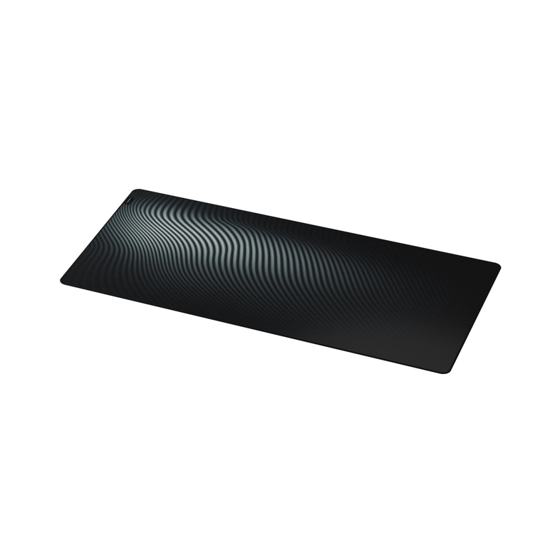 Mousepad genesis carbon 500 maxi ultra wave, impermeabil, material cauciuc si textil, dimensiuni 1100x450x2.5 mm, negru/gri,  Mousepad | electropc.ro
