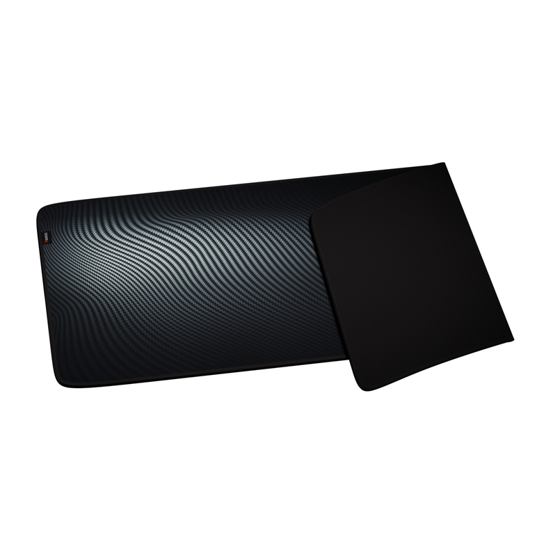 Mousepad genesis carbon 500 maxi ultra wave, impermeabil, material cauciuc si textil, dimensiuni 1100x450x2.5 mm, negru/gri,  Mousepad | electropc.ro